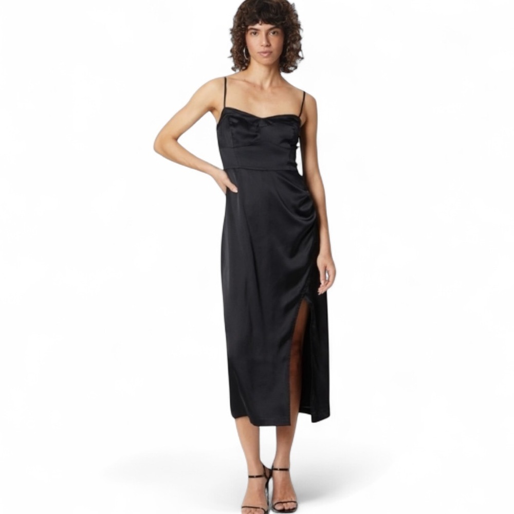 Hollister Black Midi Dress